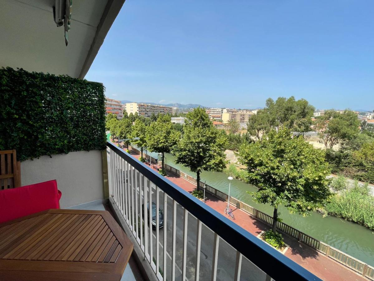 Vue Sur Mer - Magnifique Appartement Tout Confort - Terrasse Et Parking Prive Cagnes-sur-Mer Eksteriør bilde